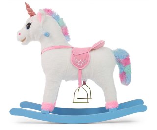 Konik na biegunach dla dzieci grający, Milly Mally Łatek Unicorn wiek 18m+