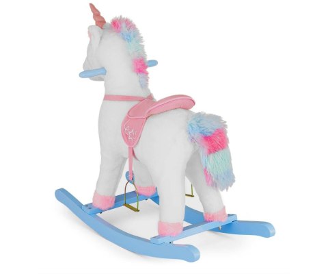 Konik na biegunach dla dzieci grający, Milly Mally Łatek Unicorn wiek 18m+
