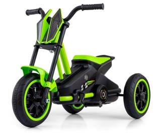 Gokart na pedały dla dzieci trzykołowy Rider Zielony Milly Mally wiek 3+