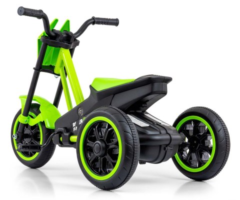 Gokart na pedały dla dzieci trzykołowy Rider Zielony Milly Mally wiek 3+