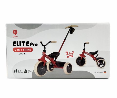 Qplay Rowerek Trójkołowy Elite Pro Black Qplay Rowerek Trójkołowy Elite Pro Black