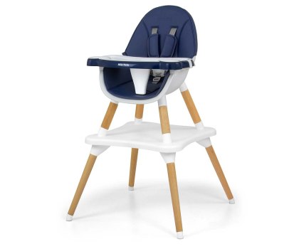 Krzesełko do karmienia 2w1, rosnące z dzieckiem, wiek 6m+ Malmo Navy
