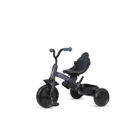 Qplay Rowerek Trójkołowy Elite Platinum Grey wiek 10m+