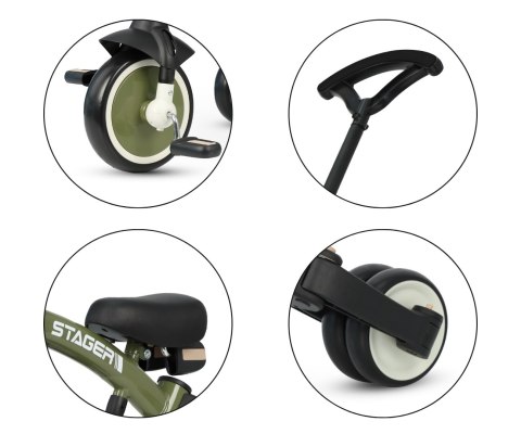 Qplay Rowerek Trójkołowy Stager 3w1 Green wiek 2+