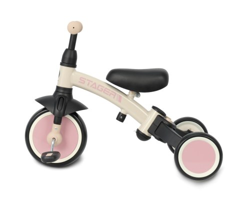 Qplay Rowerek Trójkołowy Stager 3w1 Pink wiek 2+ Qplay Rowerek Trójkołowy Stager 3w1 Pink wiek 2+