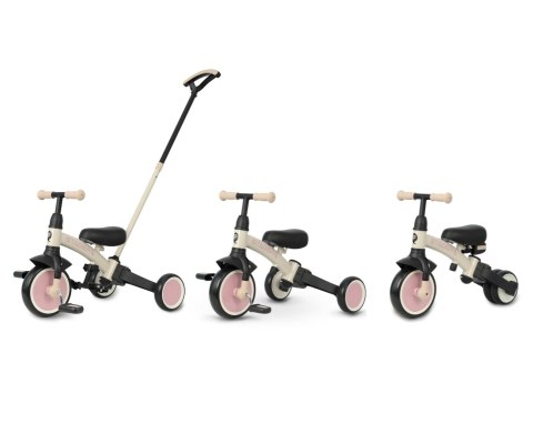 Qplay Rowerek Trójkołowy Stager 3w1 Pink wiek 2+ Qplay Rowerek Trójkołowy Stager 3w1 Pink wiek 2+