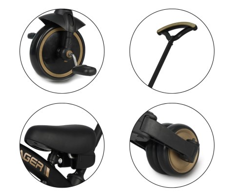 Qplay Rowerek Trójkołowy Stager 3w1 Platinum wiek 2+ Qplay Rowerek Trójkołowy Stager 3w1 Platinum wiek 2+