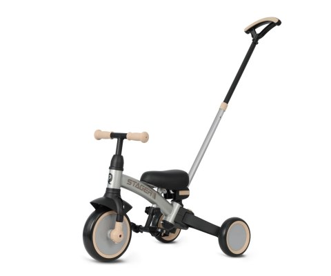 Qplay Rowerek Trójkołowy Stager 3w1 Silver wiek 2+