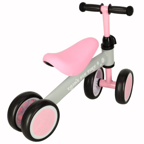 Rowerek Trike Fix Tiny czterokołowy biegowy różowy 2+