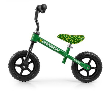 Rowerek biegowy Dragon Milly Mally – lekki rowerek biegowy Zielony wiek 2+