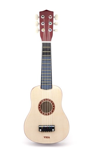Klasyczna gitara zabawka dla dzieci, gitara zabawkowa Viga, wiek 3+