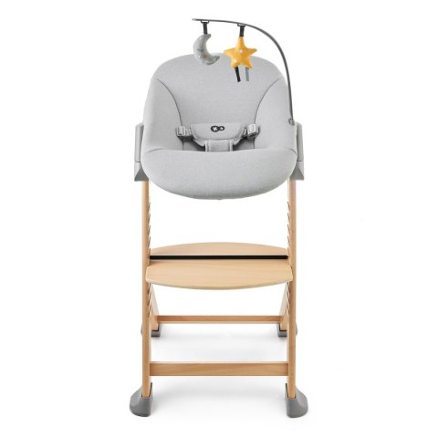 KINDERKRAFT Krzesełko do karmienia ENOCK + bujaczek CALMEE GREY