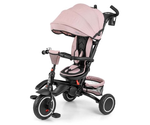 MILLY MALLY 6191 Rowerek trójkołowy Stanley Rubber New Pink