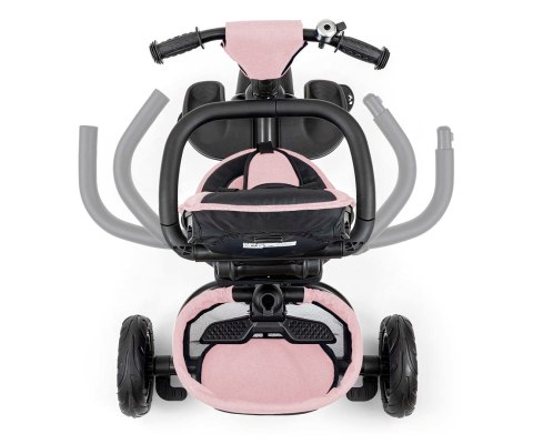 MILLY MALLY 6191 Rowerek trójkołowy Stanley Rubber New Pink