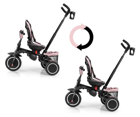 MILLY MALLY 6191 Rowerek trójkołowy Stanley Rubber New Pink
