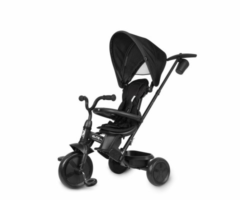 MILLY MALLY Qplay Rowerek trójkołowy Elite Platinum Black